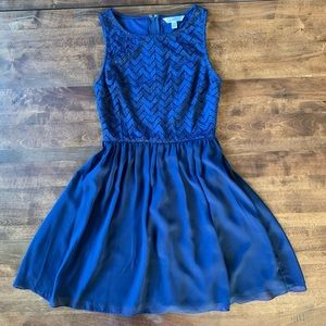 Speechless Navy Homecoming Dress